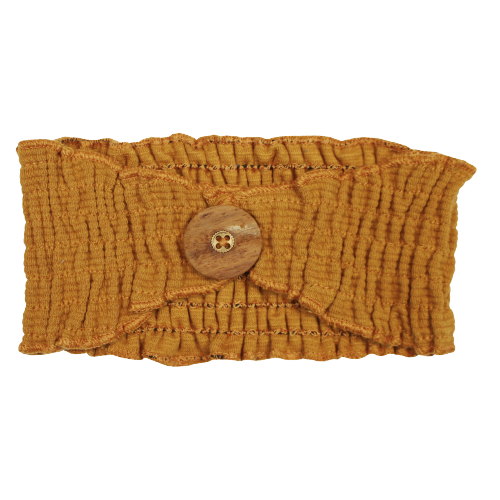 Corduroy Ruffle Headband